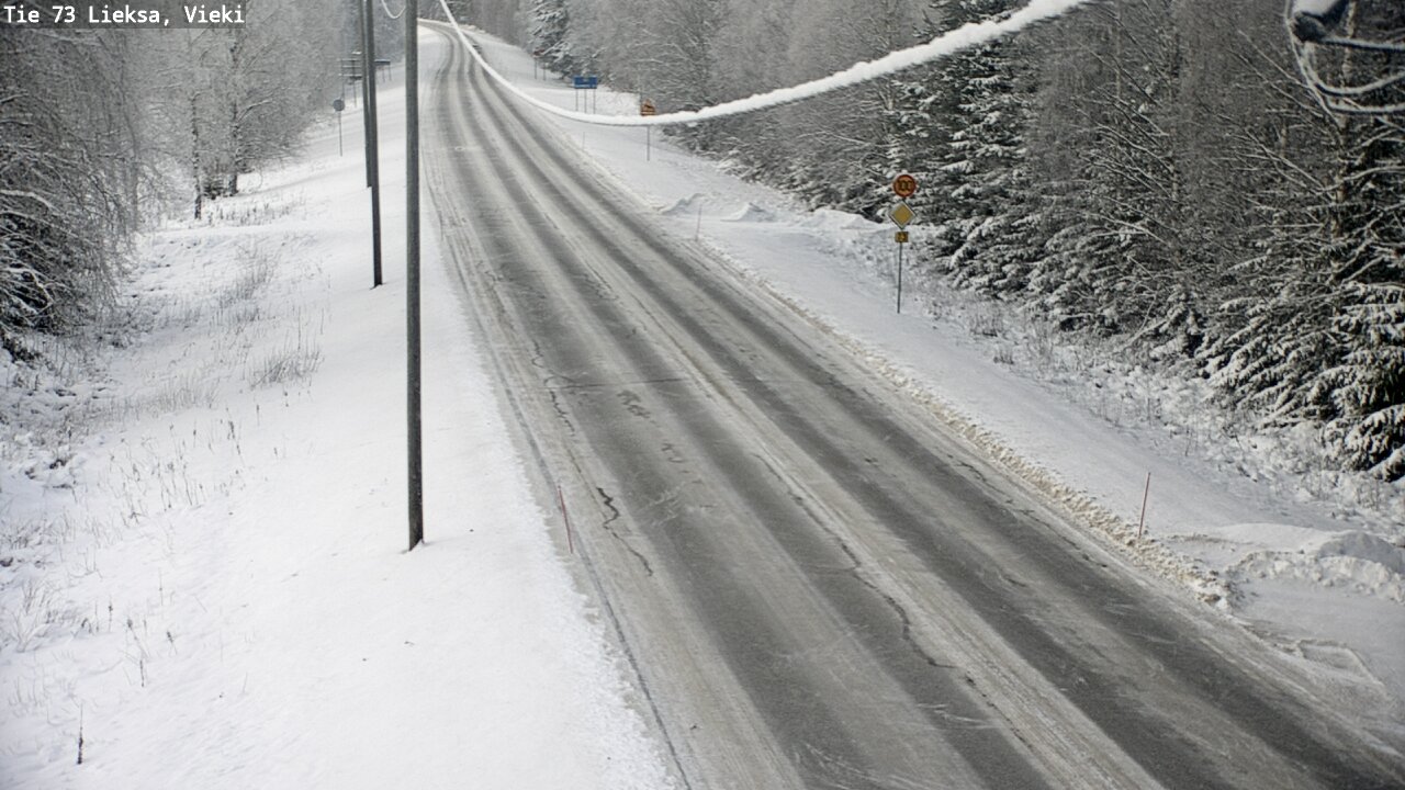 Kelikamerat Kuva Tie 73 Lieksa; Vieki, Lieksa, Pohjois-Karjala