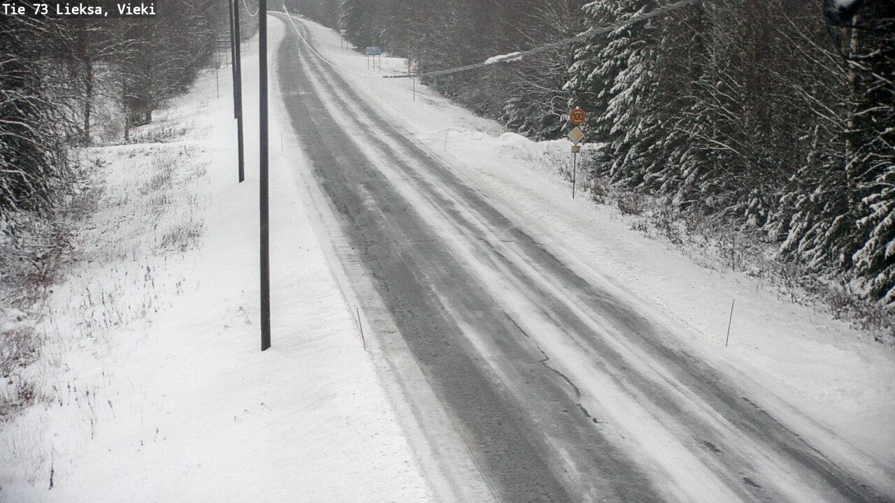 Weather Camera Image Road 73 Lieksa, Vieki, Lieksa, Pohjois-Karjala