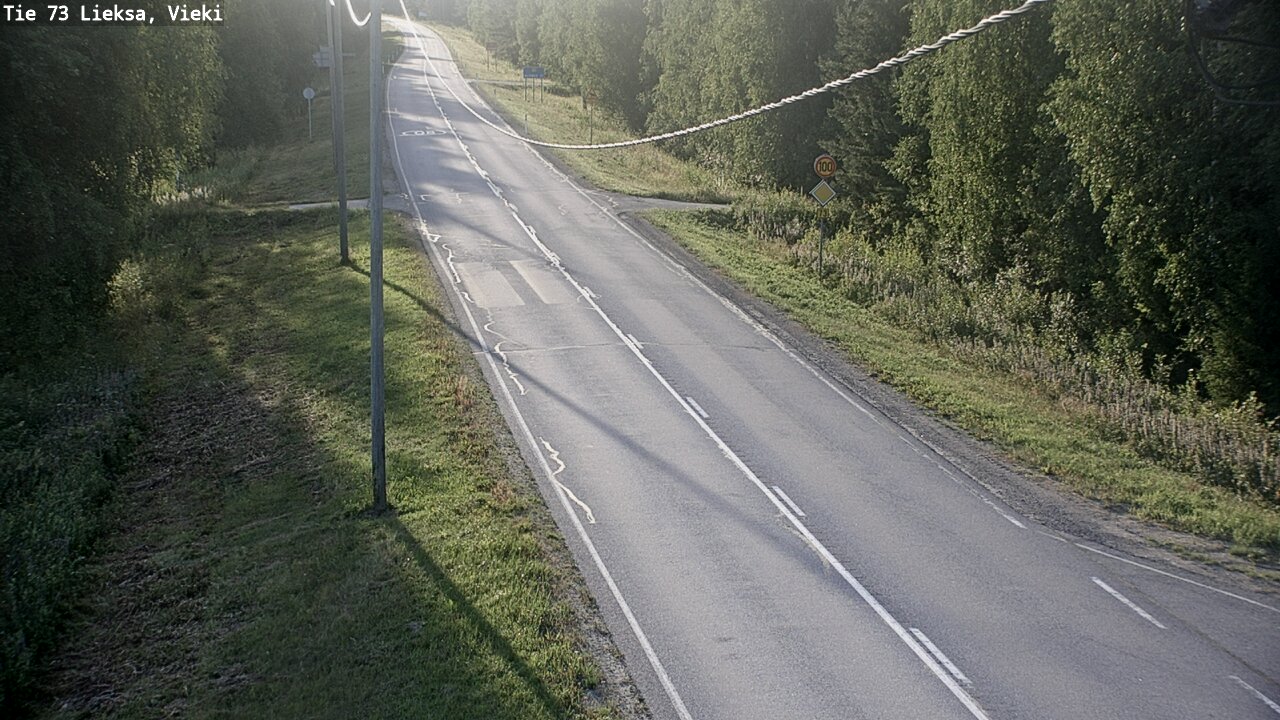 Kelikamerat Kuva Tie 73 Lieksa; Vieki, Lieksa, Pohjois-Karjala
