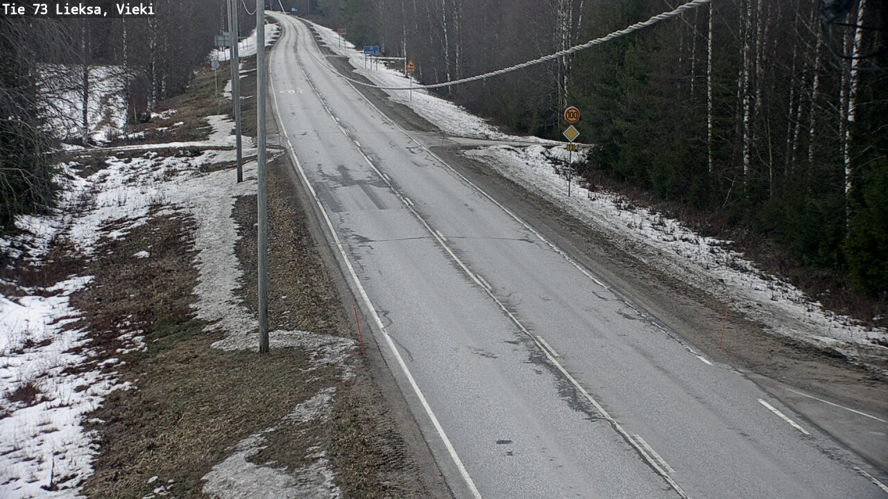 Kelikamerat Kuva Tie 73 Lieksa; Vieki, Lieksa, Pohjois-Karjala