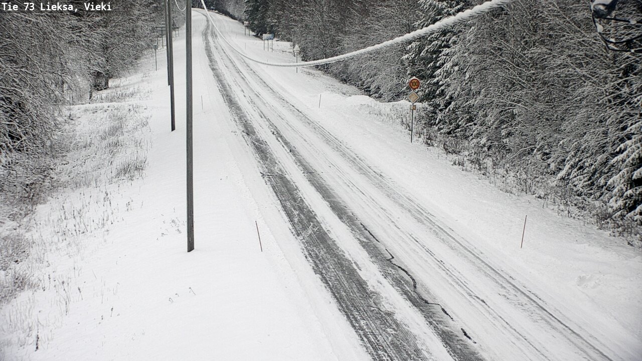 Kelikamerat Kuva Tie 73 Lieksa; Vieki, Lieksa, Pohjois-Karjala
