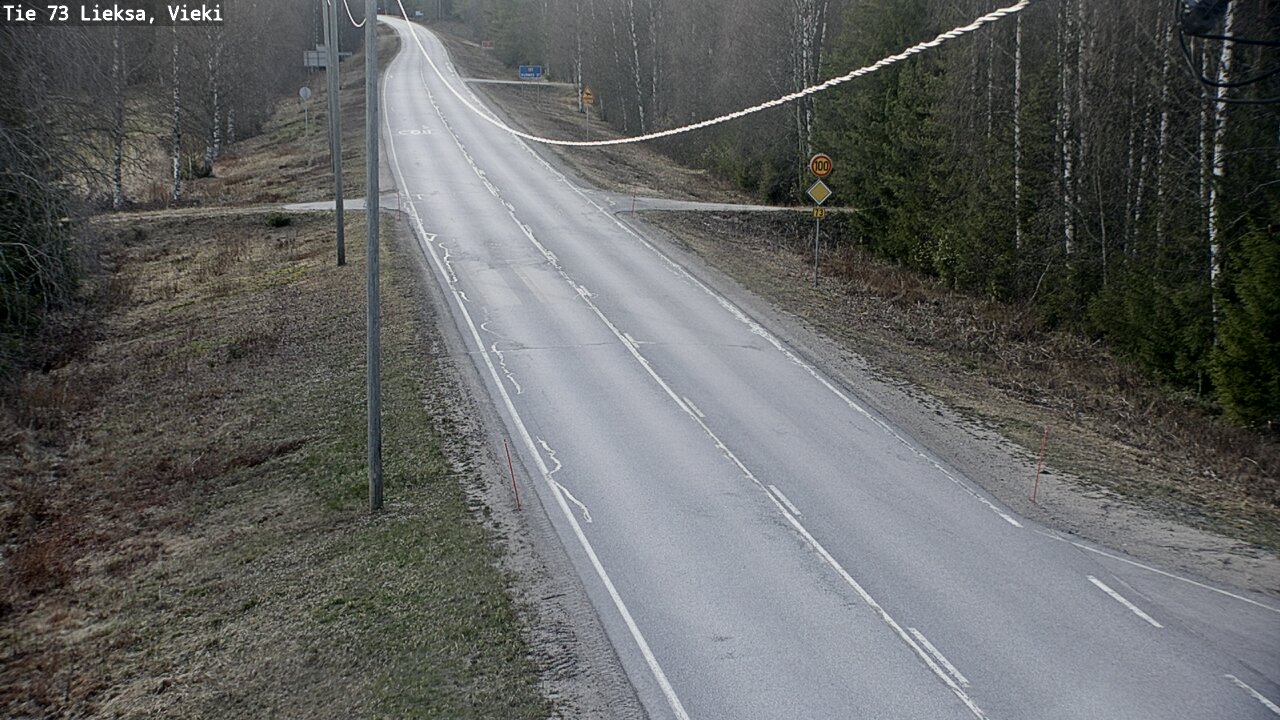 Kelikamerat Kuva Tie 73 Lieksa; Vieki, Lieksa, Pohjois-Karjala