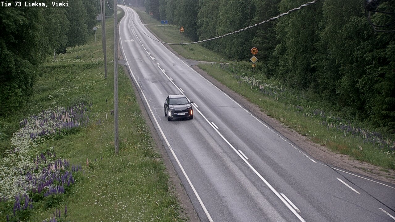 Weather Camera Image Väg 73 Lieksa, Vieki, Lieksa, Pohjois-Karjala