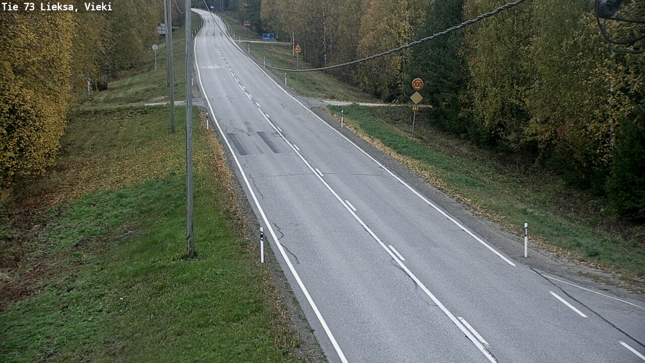 Weather Camera Image Väg 73 Lieksa, Vieki, Lieksa, Pohjois-Karjala