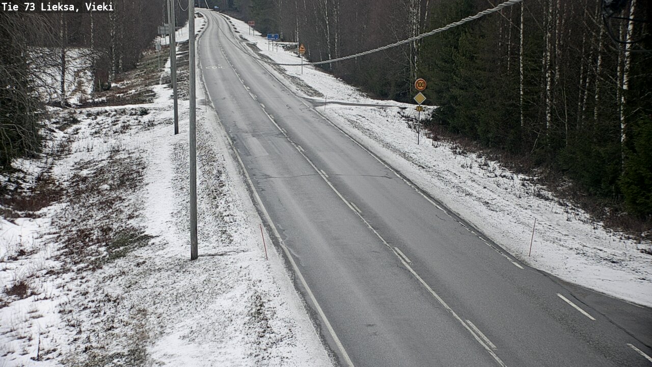 Kelikamerat Kuva Tie 73 Lieksa; Vieki, Lieksa, Pohjois-Karjala