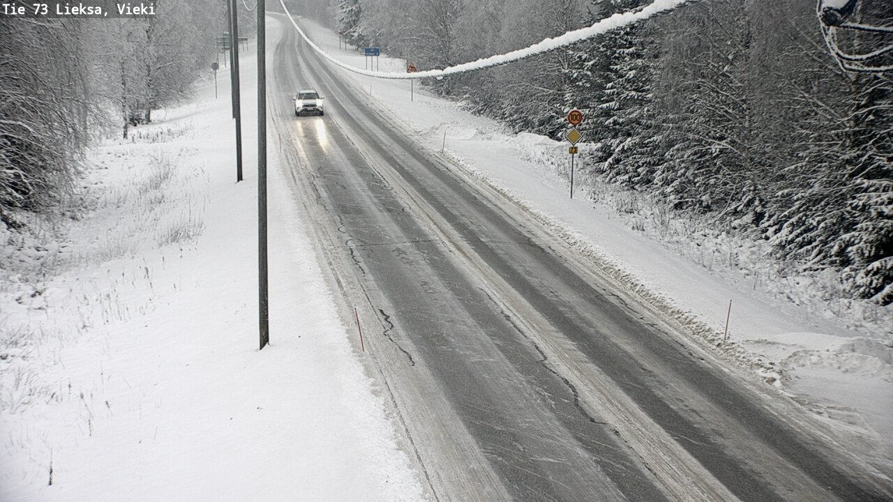 Kelikamerat Kuva Tie 73 Lieksa; Vieki, Lieksa, Pohjois-Karjala