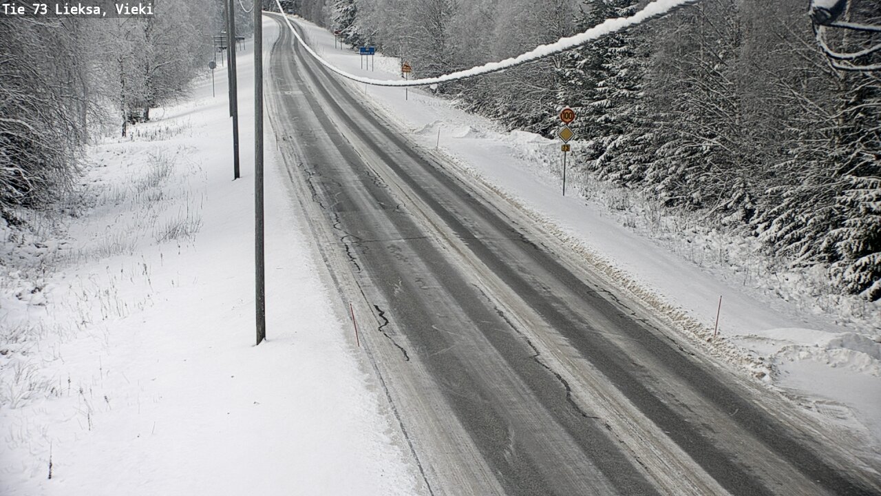 Weather Camera Image Väg 73 Lieksa, Vieki, Lieksa, Pohjois-Karjala