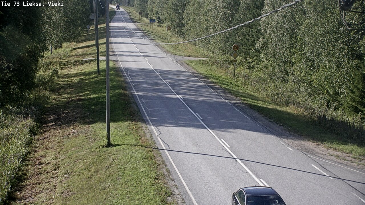 Kelikamerat Kuva Tie 73 Lieksa; Vieki, Lieksa, Pohjois-Karjala