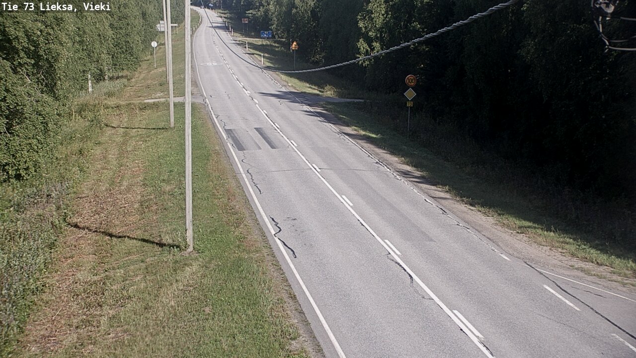 Weather Camera Image Väg 73 Lieksa, Vieki, Lieksa, Pohjois-Karjala