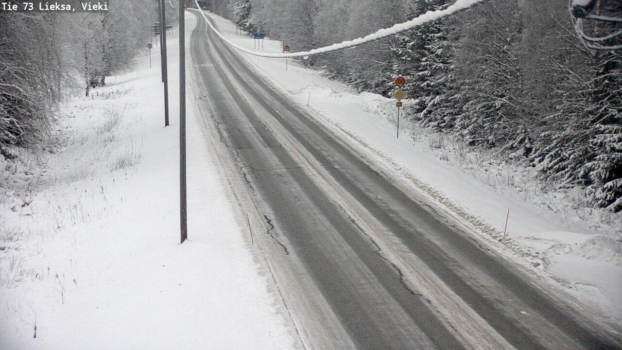 Kelikamerat Kuva Tie 73 Lieksa; Vieki, Lieksa, Pohjois-Karjala