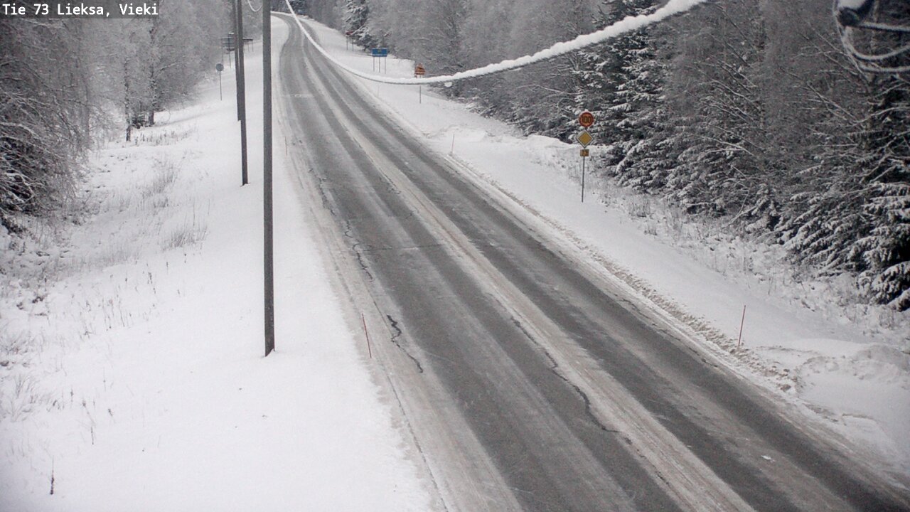 Kelikamerat Kuva Tie 73 Lieksa; Vieki, Lieksa, Pohjois-Karjala