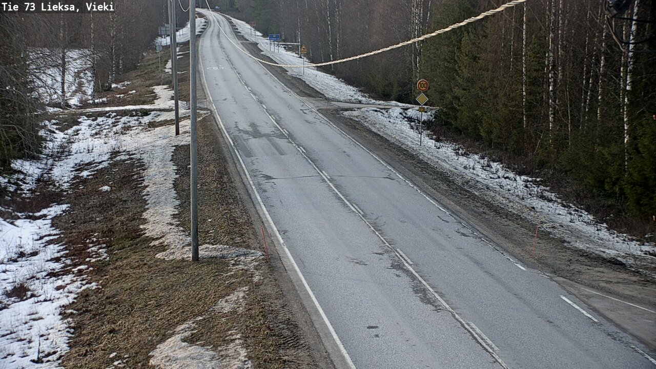 Kelikamerat Kuva Tie 73 Lieksa; Vieki, Lieksa, Pohjois-Karjala