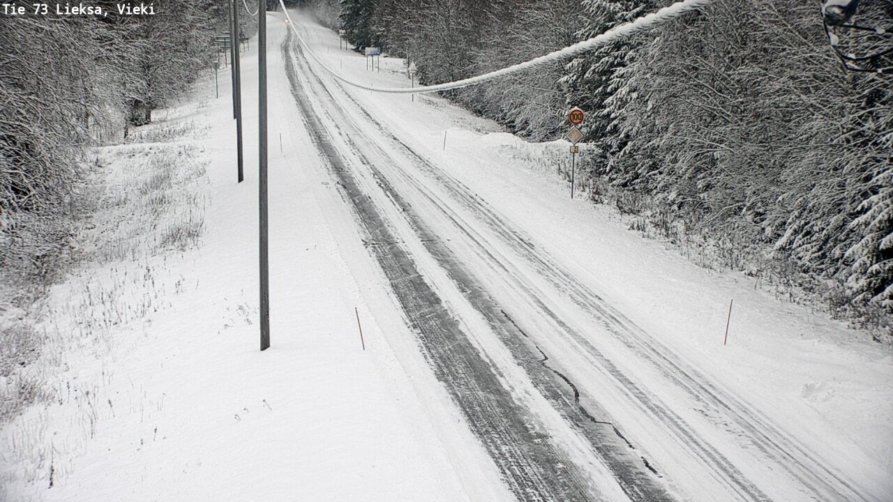Kelikamerat Kuva Tie 73 Lieksa; Vieki, Lieksa, Pohjois-Karjala