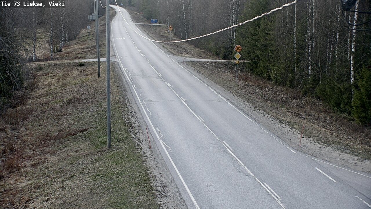 Kelikamerat Kuva Tie 73 Lieksa; Vieki, Lieksa, Pohjois-Karjala