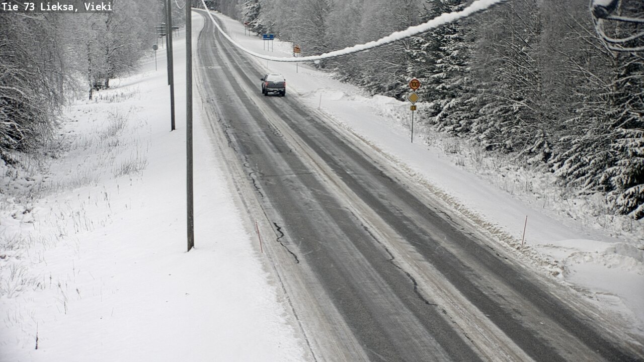 Kelikamerat Kuva Tie 73 Lieksa; Vieki, Lieksa, Pohjois-Karjala