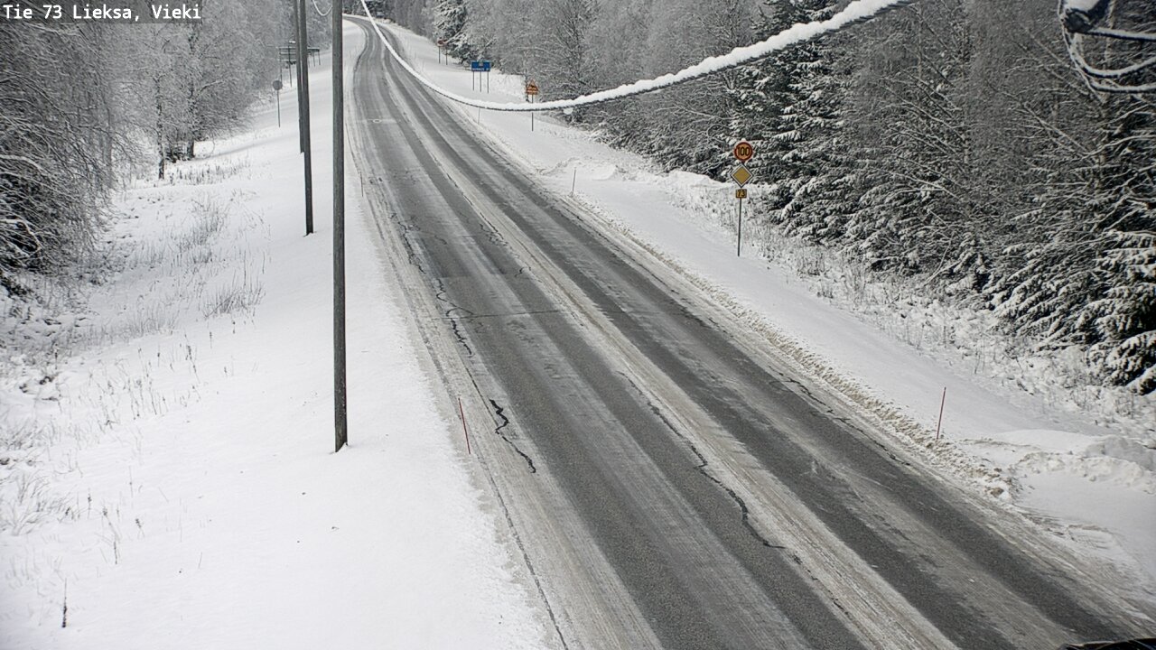Weather Camera Image Väg 73 Lieksa, Vieki, Lieksa, Pohjois-Karjala