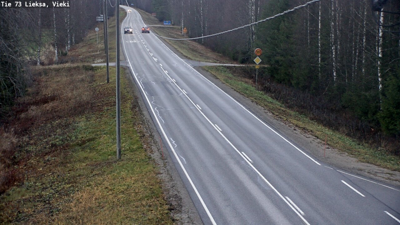 Weather Camera Image Väg 73 Lieksa, Vieki, Lieksa, Pohjois-Karjala
