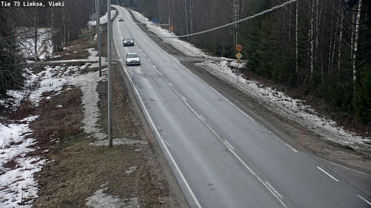 Weather Camera Image Road 73 Lieksa, Vieki, Lieksa, Pohjois-Karjala