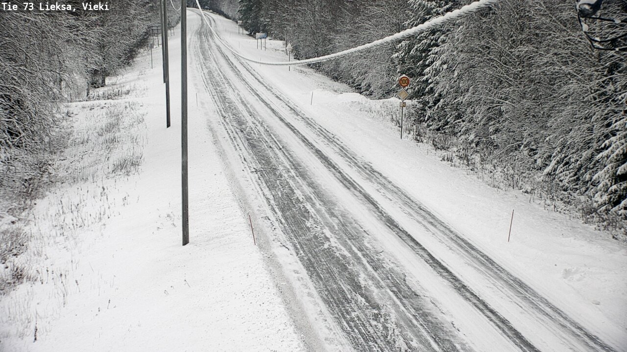 Kelikamerat Kuva Tie 73 Lieksa; Vieki, Lieksa, Pohjois-Karjala