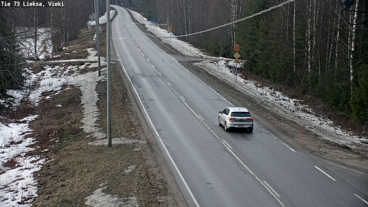 Weather Camera Image Road 73 Lieksa, Vieki, Lieksa, Pohjois-Karjala