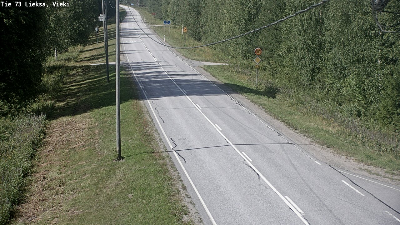 Kelikamerat Kuva Tie 73 Lieksa; Vieki, Lieksa, Pohjois-Karjala