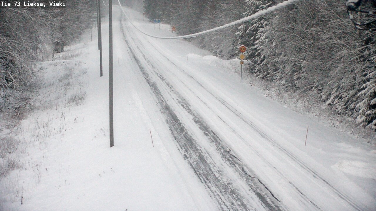 Kelikamerat Kuva Tie 73 Lieksa; Vieki, Lieksa, Pohjois-Karjala