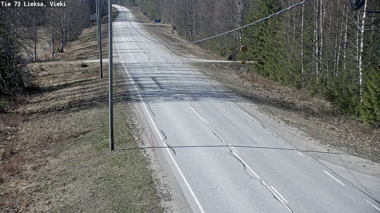 Kelikamerat Kuva Tie 73 Lieksa; Vieki, Lieksa, Pohjois-Karjala