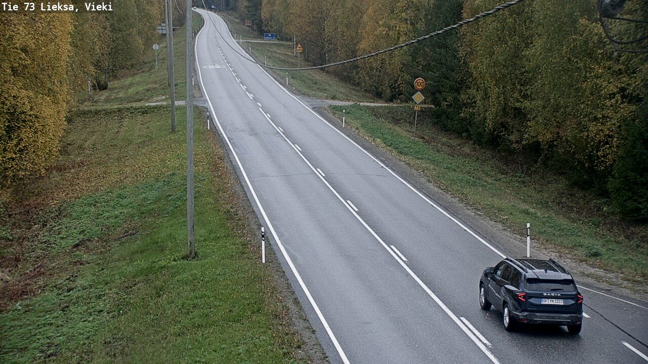 Kelikamerat Kuva Tie 73 Lieksa; Vieki, Lieksa, Pohjois-Karjala
