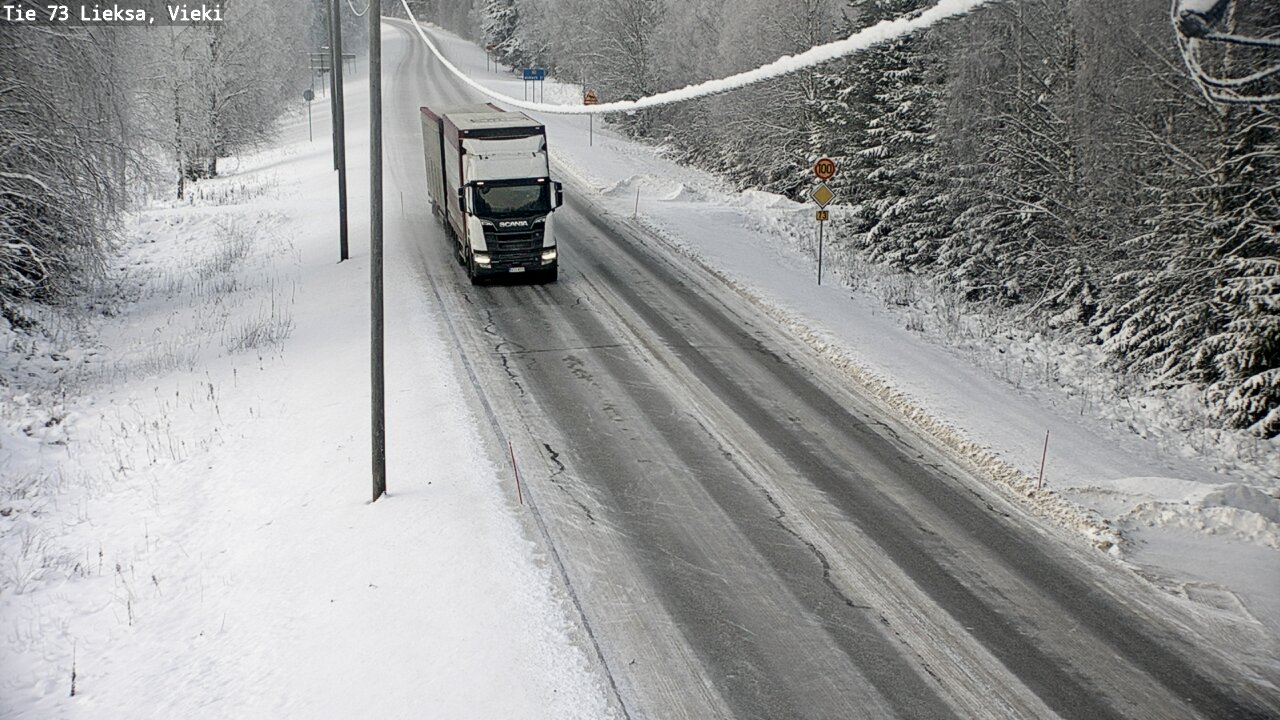 Kelikamerat Kuva Tie 73 Lieksa; Vieki, Lieksa, Pohjois-Karjala