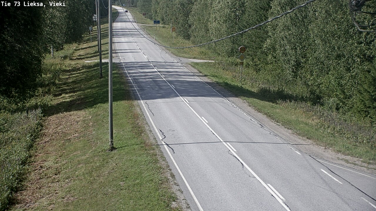 Kelikamerat Kuva Tie 73 Lieksa; Vieki, Lieksa, Pohjois-Karjala