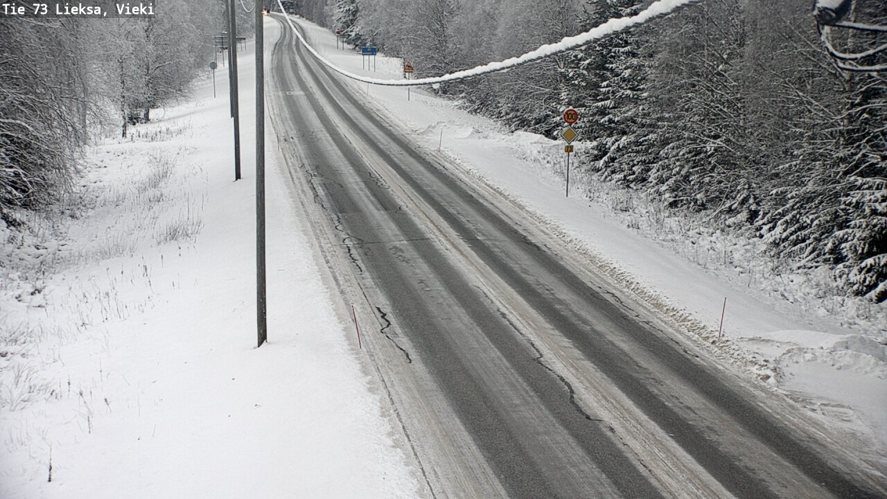 Weather Camera Image Väg 73 Lieksa, Vieki, Lieksa, Pohjois-Karjala