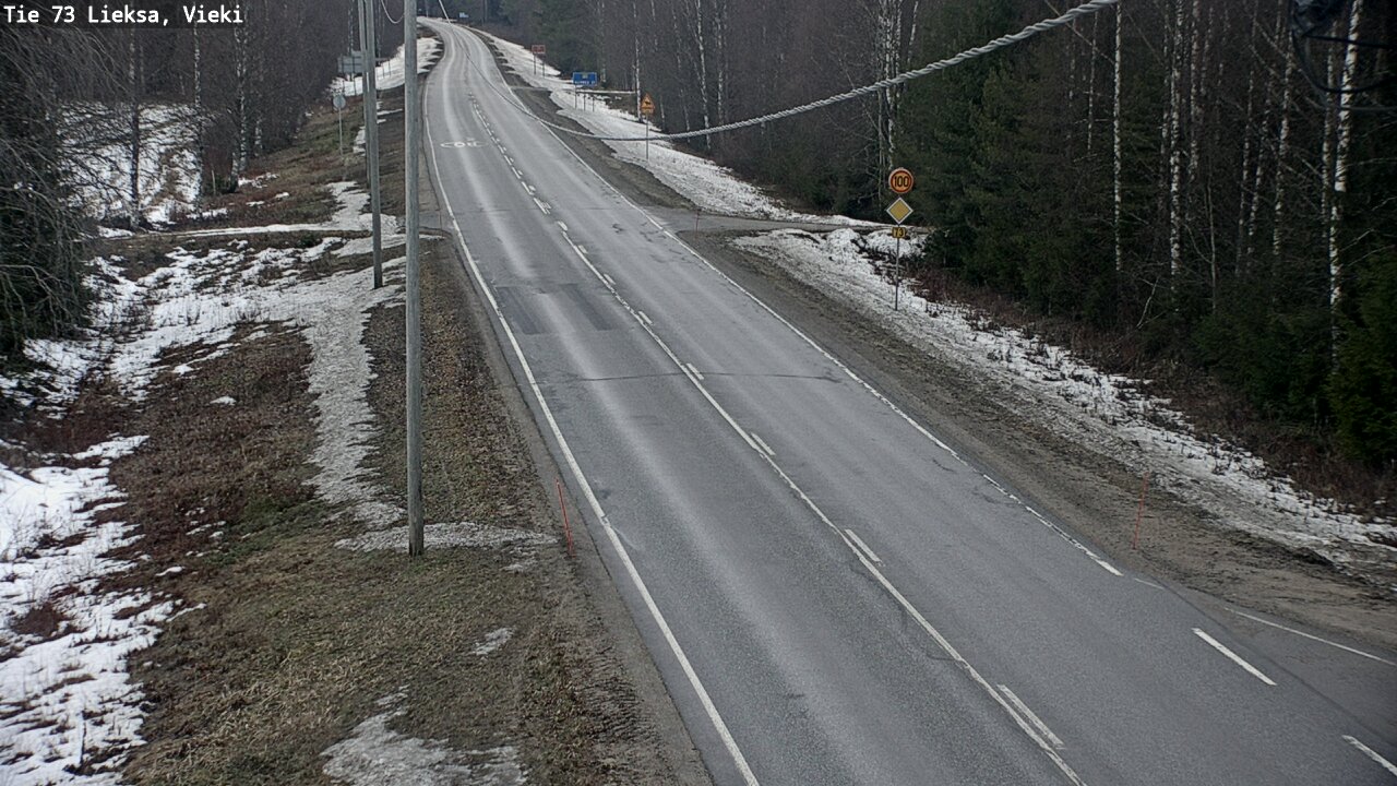 Weather Camera Image Road 73 Lieksa, Vieki, Lieksa, Pohjois-Karjala