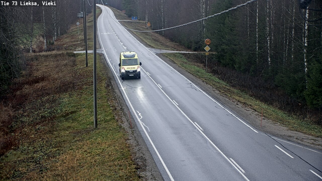 Kelikamerat Kuva Tie 73 Lieksa; Vieki, Lieksa, Pohjois-Karjala