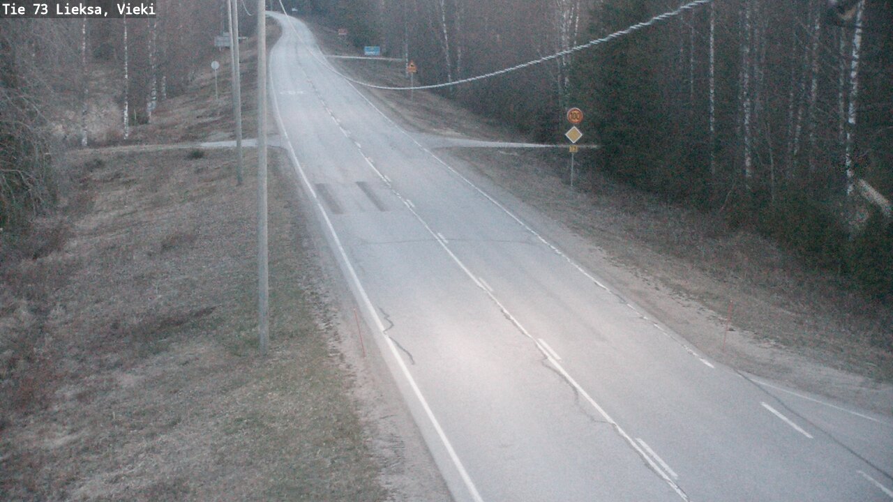 Weather Camera Image Väg 73 Lieksa, Vieki, Lieksa, Pohjois-Karjala