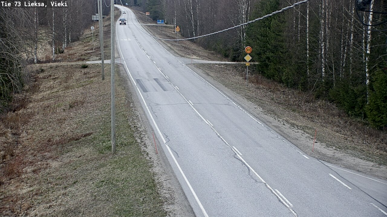 Weather Camera Image Road 73 Lieksa, Vieki, Lieksa, Pohjois-Karjala