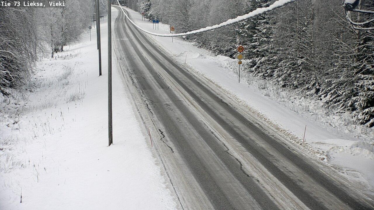 Weather Camera Image Väg 73 Lieksa, Vieki, Lieksa, Pohjois-Karjala