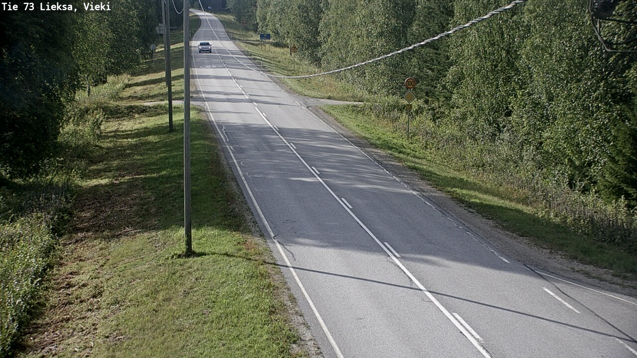 Kelikamerat Kuva Tie 73 Lieksa; Vieki, Lieksa, Pohjois-Karjala