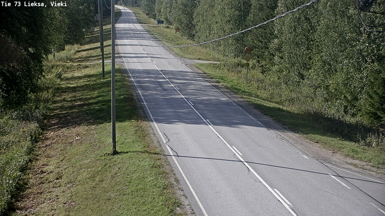 Kelikamerat Kuva Tie 73 Lieksa; Vieki, Lieksa, Pohjois-Karjala
