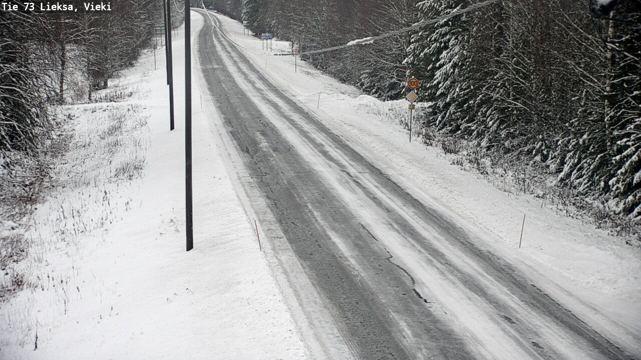 Weather Camera Image Road 73 Lieksa, Vieki, Lieksa, Pohjois-Karjala