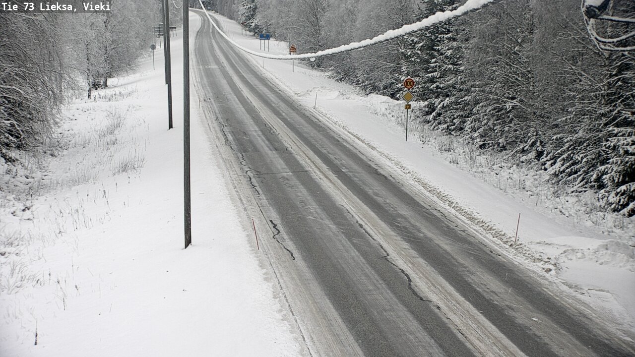 Kelikamerat Kuva Tie 73 Lieksa; Vieki, Lieksa, Pohjois-Karjala