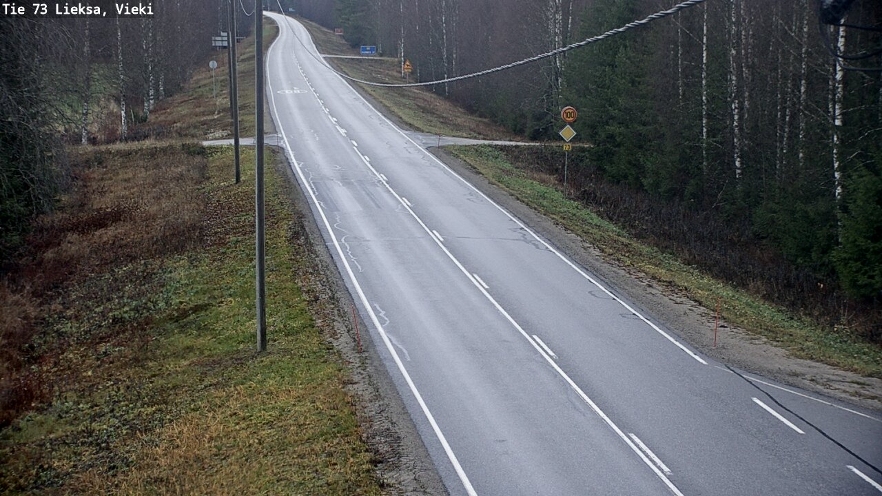 Kelikamerat Kuva Tie 73 Lieksa; Vieki, Lieksa, Pohjois-Karjala