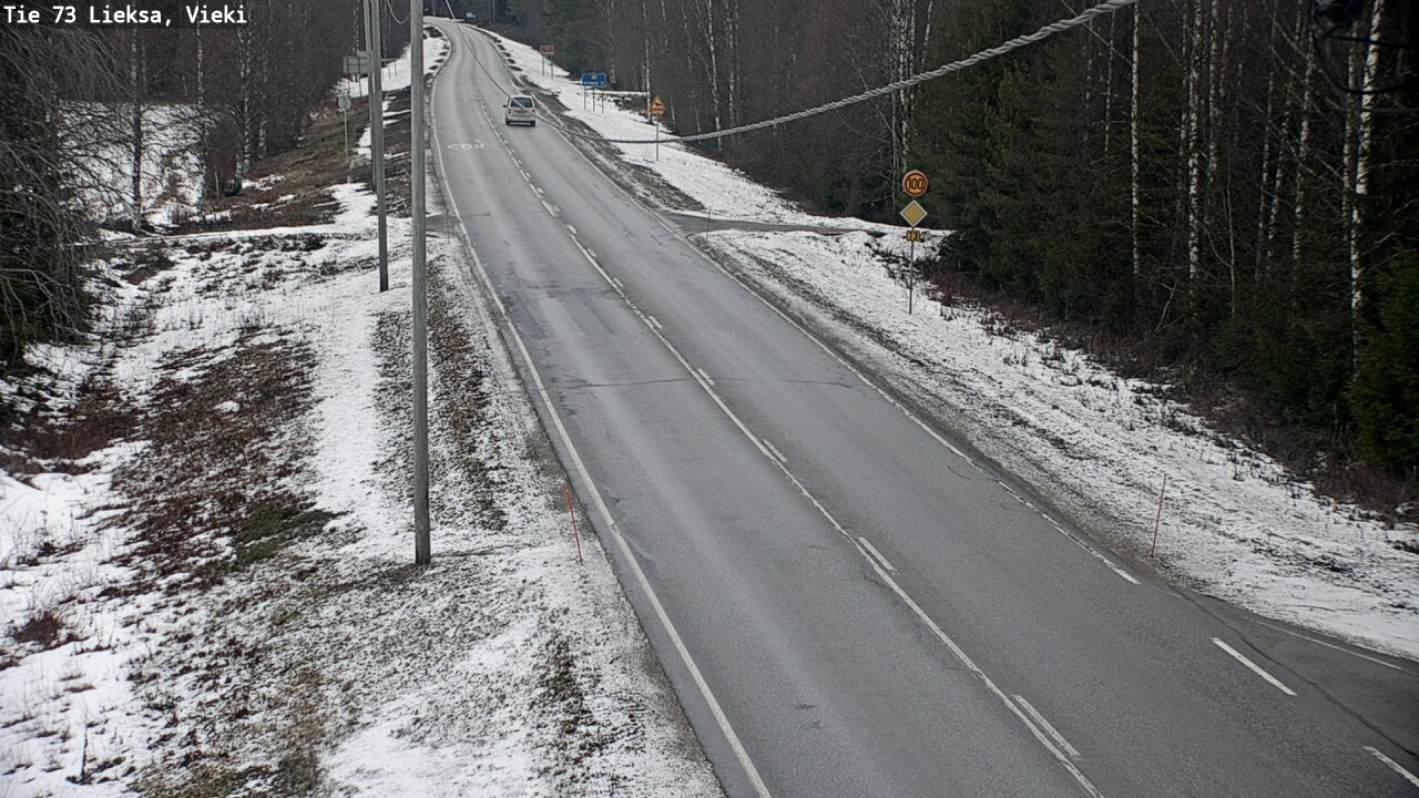 Kelikamerat Kuva Tie 73 Lieksa; Vieki, Lieksa, Pohjois-Karjala