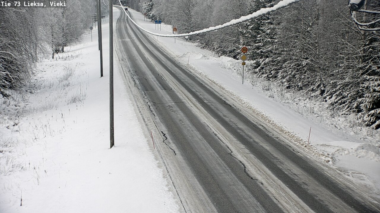 Weather Camera Image Väg 73 Lieksa, Vieki, Lieksa, Pohjois-Karjala