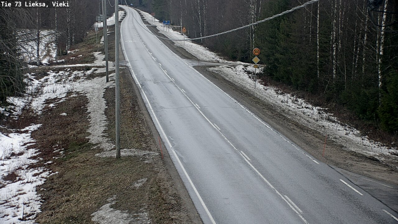 Weather Camera Image Road 73 Lieksa, Vieki, Lieksa, Pohjois-Karjala