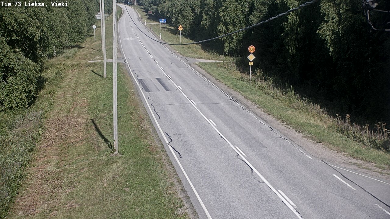 Weather Camera Image Väg 73 Lieksa, Vieki, Lieksa, Pohjois-Karjala