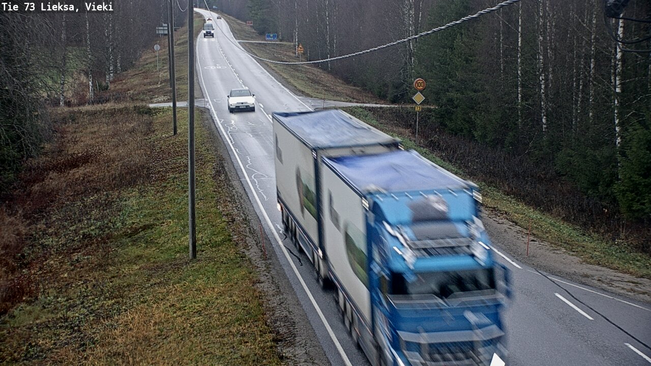 Kelikamerat Kuva Tie 73 Lieksa; Vieki, Lieksa, Pohjois-Karjala