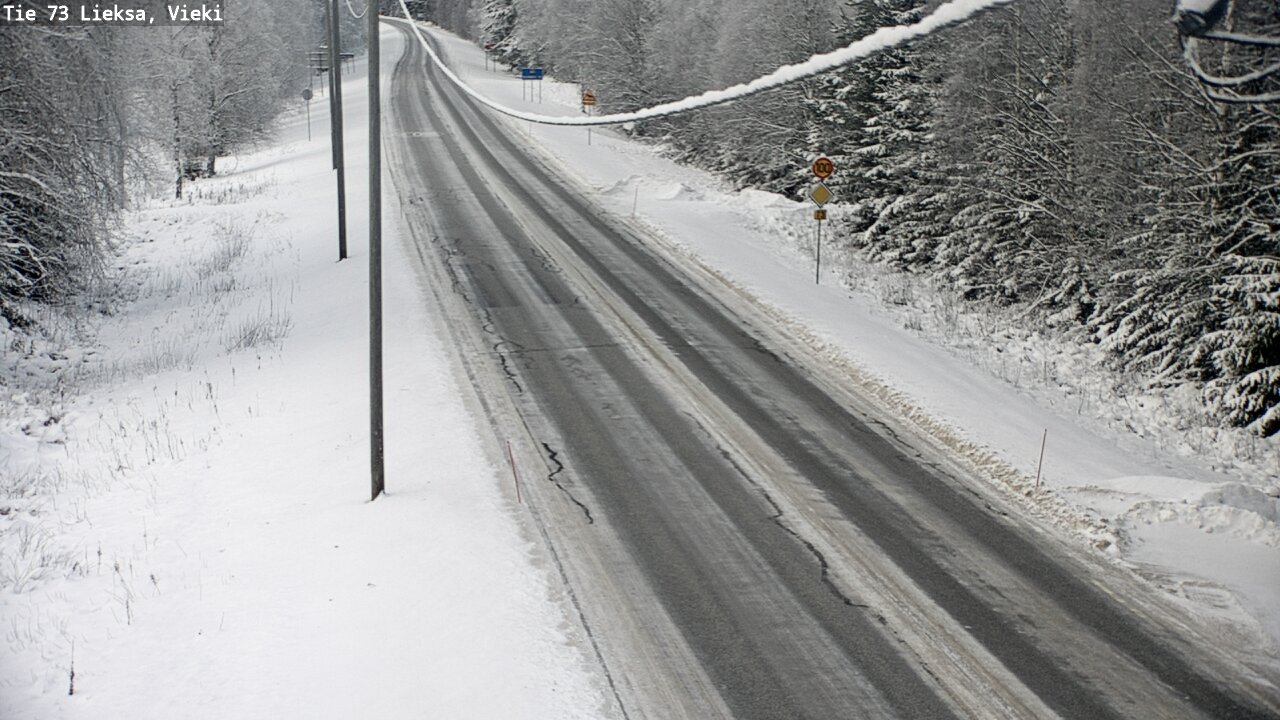 Weather Camera Image Väg 73 Lieksa, Vieki, Lieksa, Pohjois-Karjala