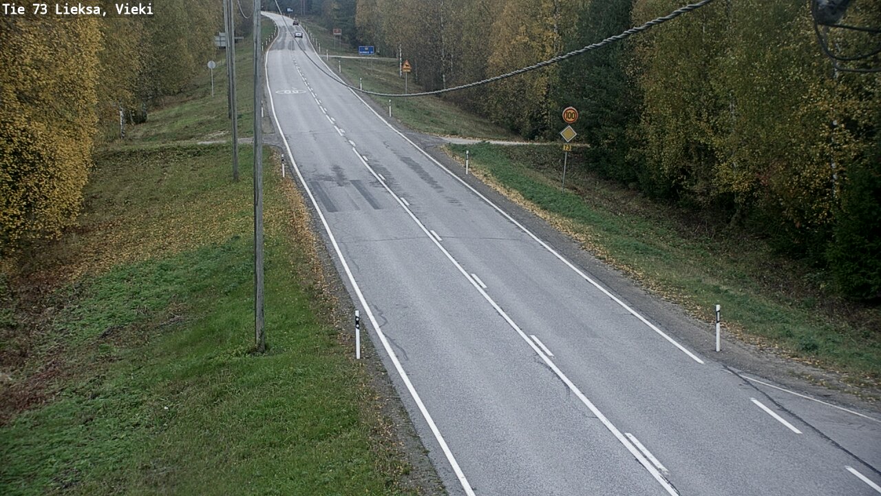 Weather Camera Image Road 73 Lieksa, Vieki, Lieksa, Pohjois-Karjala
