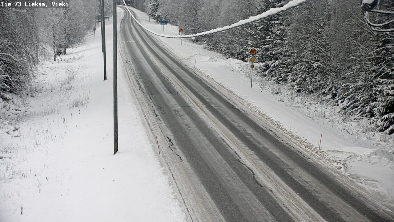 Weather Camera Image Väg 73 Lieksa, Vieki, Lieksa, Pohjois-Karjala