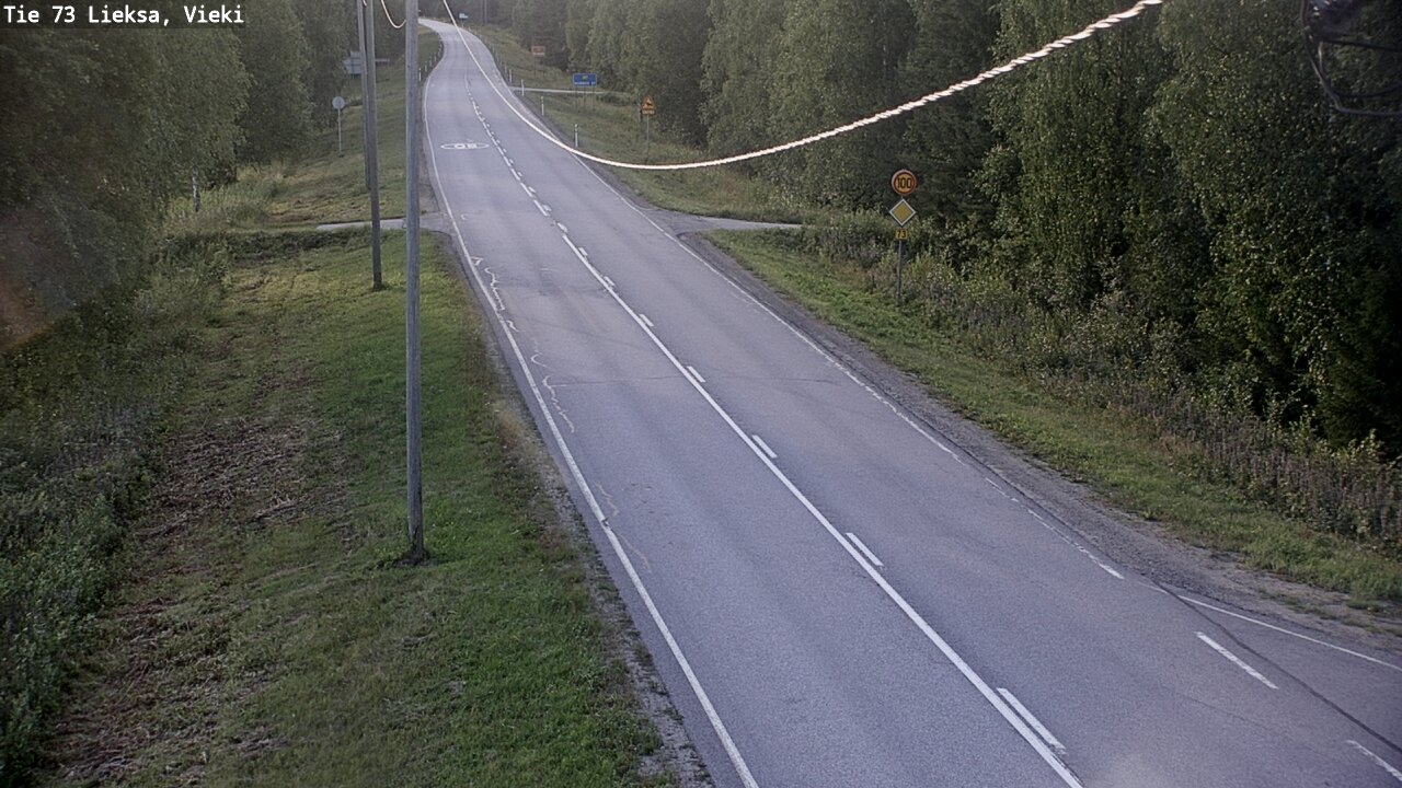 Kelikamerat Kuva Tie 73 Lieksa; Vieki, Lieksa, Pohjois-Karjala